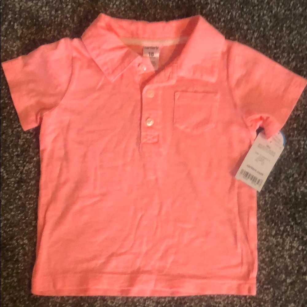 Carters Pink Polo